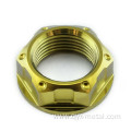 Titanium Alloy GR5 Flanged Axle Nut